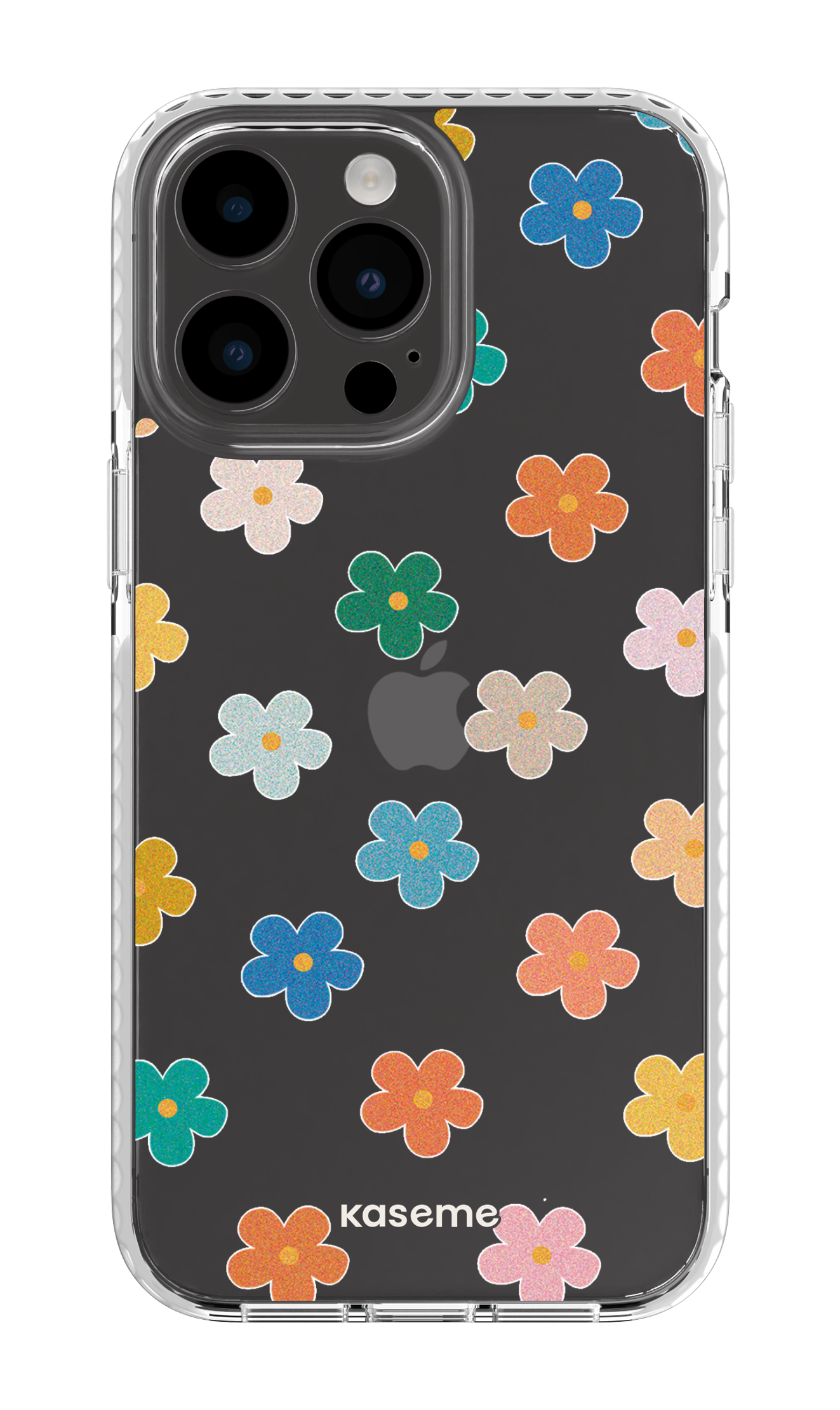 iPhone 14 Pro Max Clear Case White Woodstock Clear Case -
