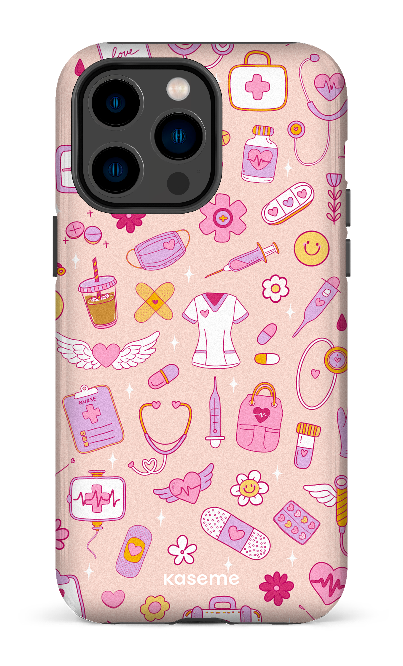 iPhone 14 Pro Max Tough Code Pink -