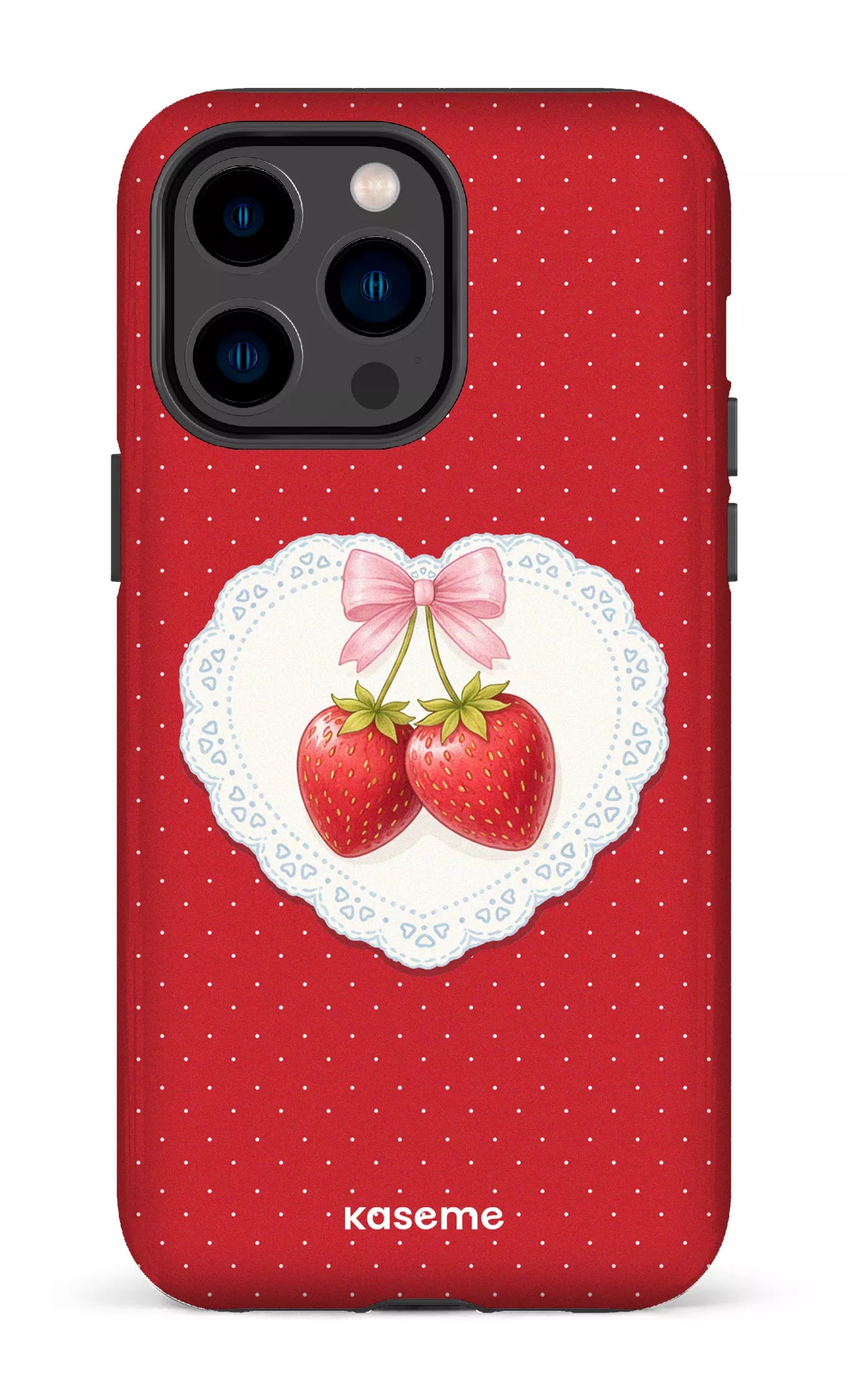 iPhone 14 Pro Max Tough Fresa Lace Red -