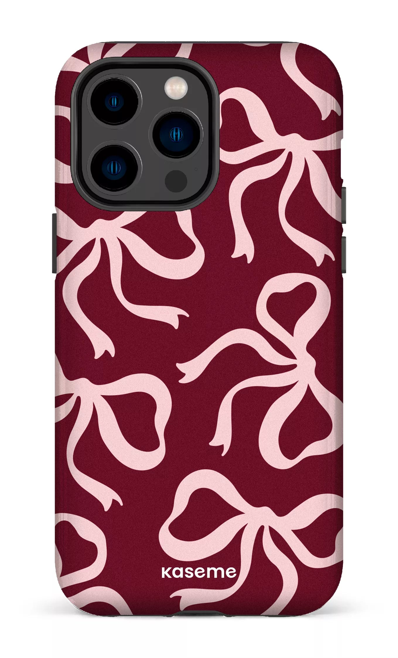 iPhone 14 Pro Max Tough Lace Burgundy & Pink -