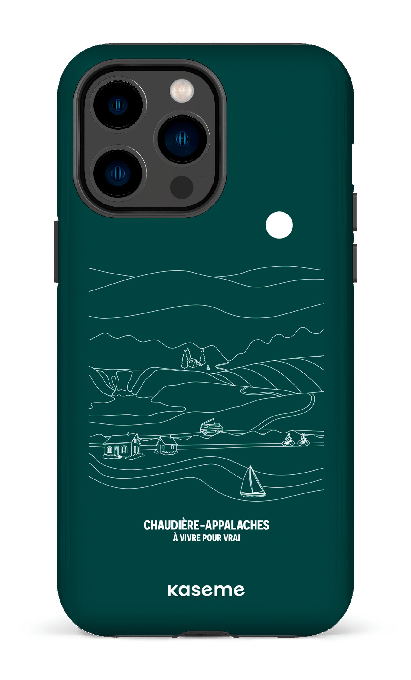 iPhone 14 Pro Max Tough Paysage Line Art par TCA -