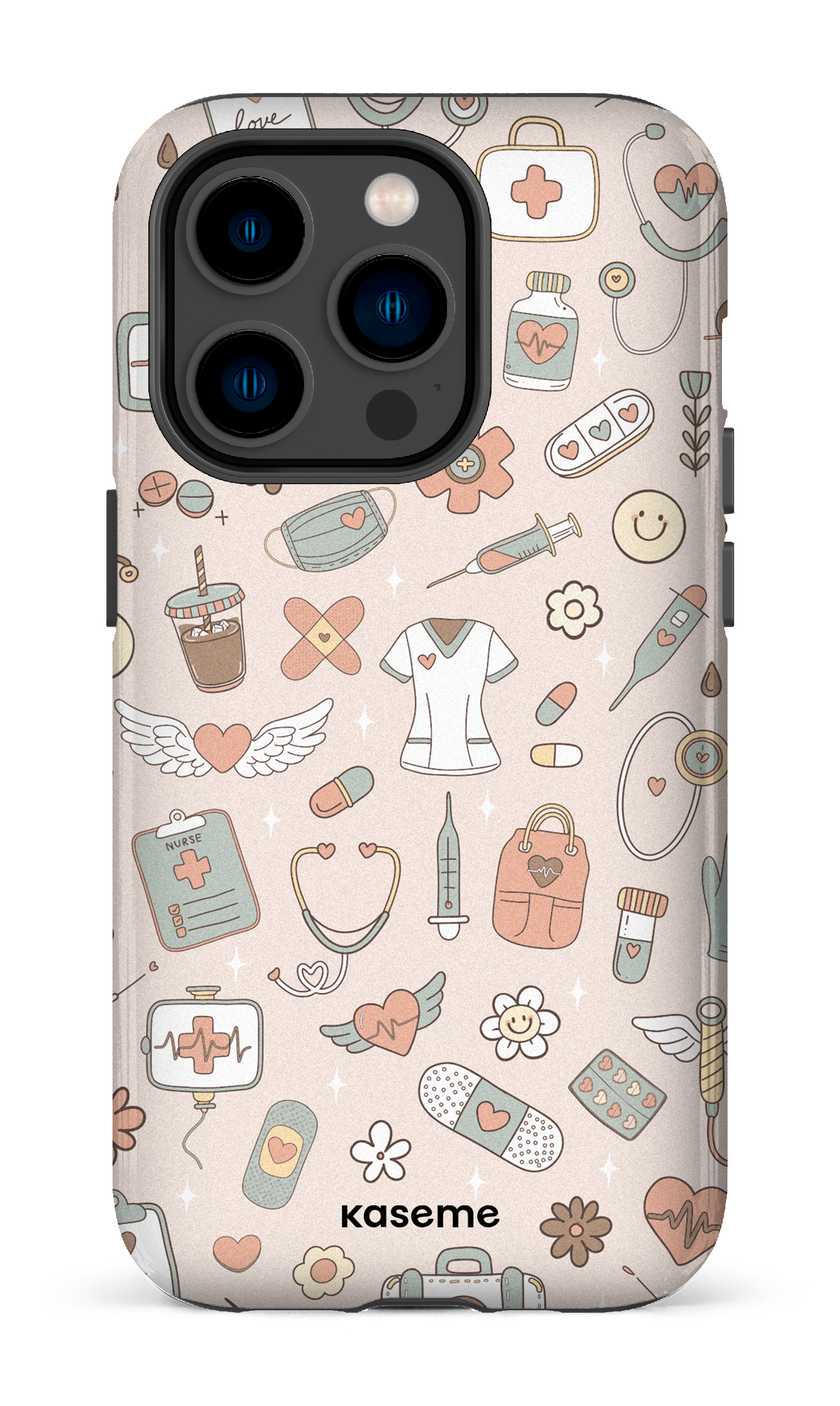 iPhone 14 Pro Tough Code Beige -