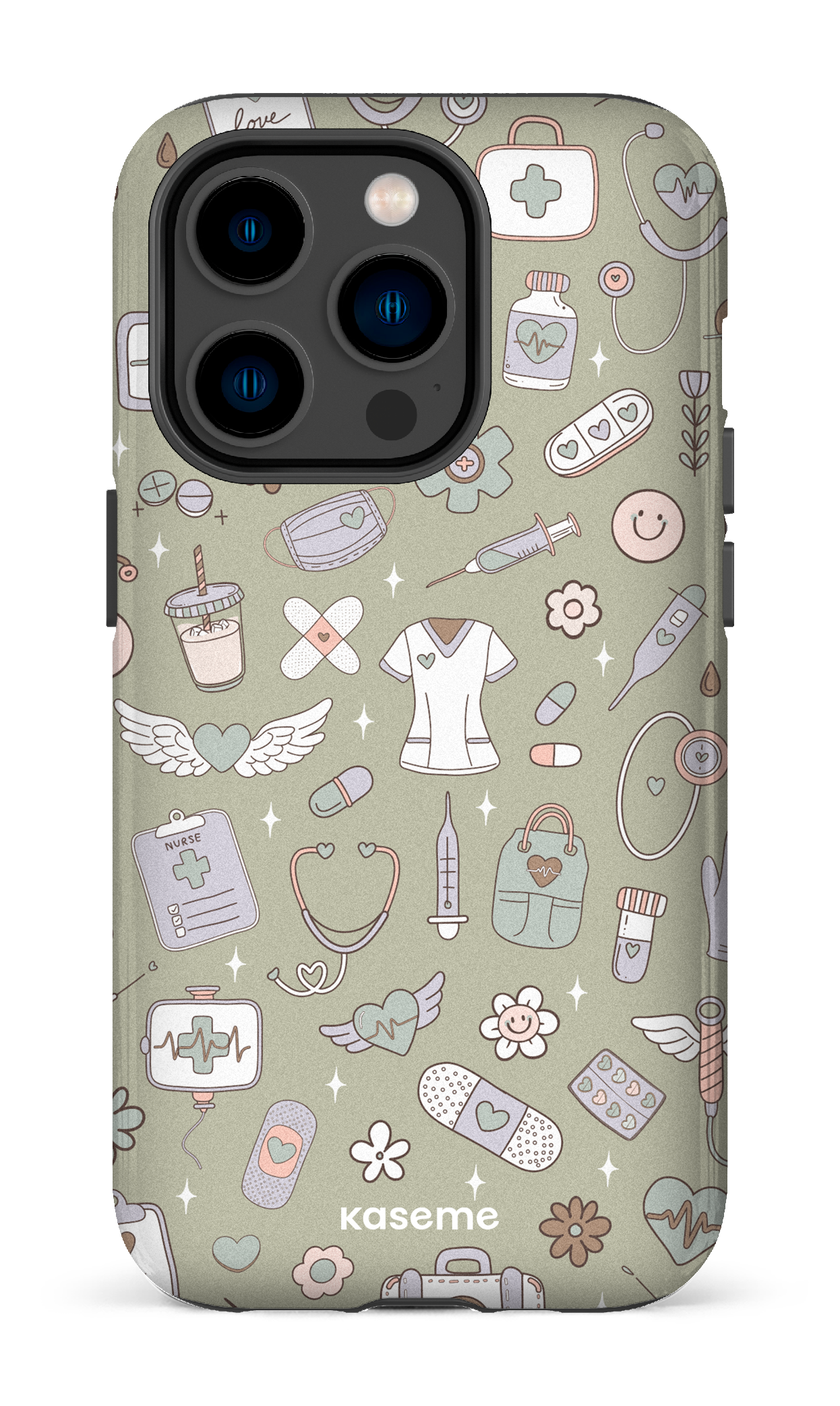iPhone 14 Pro Tough Code Green -