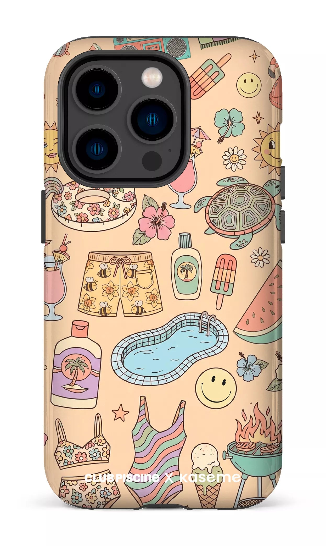 iPhone 14 Pro Tough Summer Icon by Club Piscine -