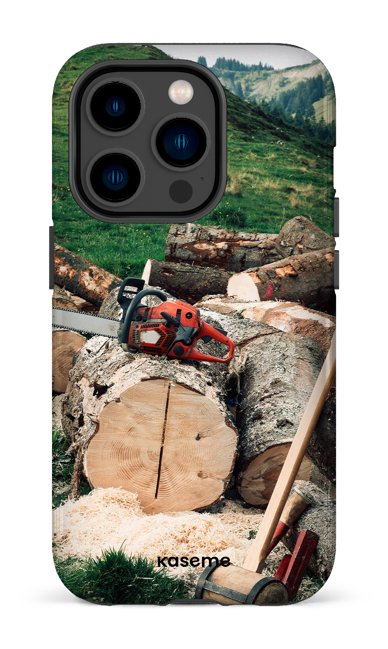 iPhone 14 Pro Tough Timber Cut -