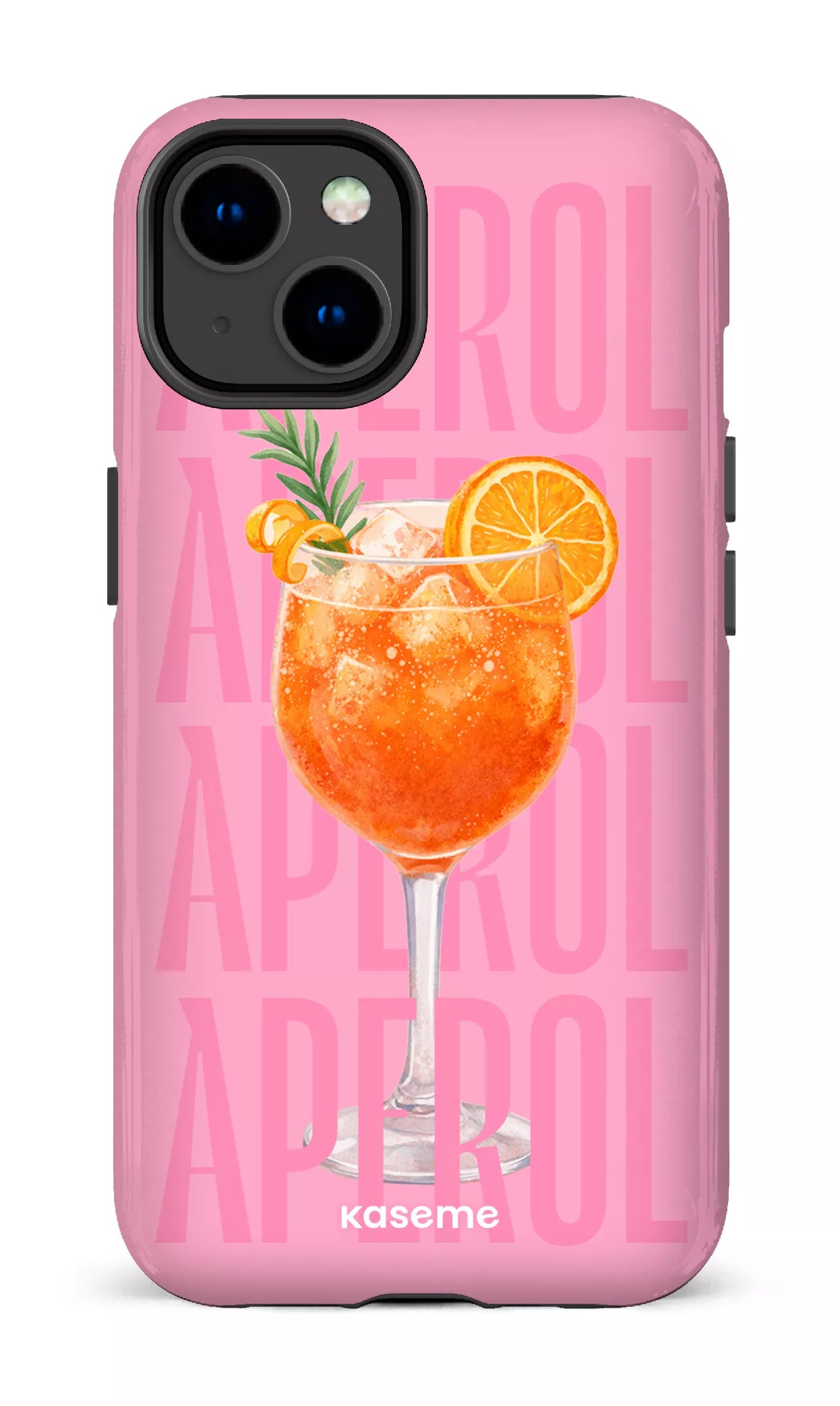 iPhone 14 Tough Gloss Aperol Sunset Pink -