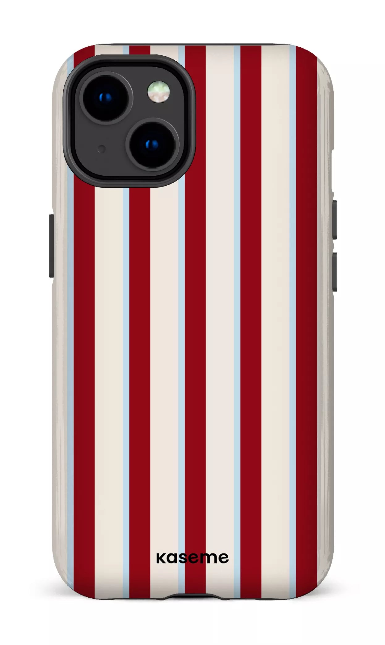 iPhone 14 Tough Gloss Berry Lane Red & Blue -