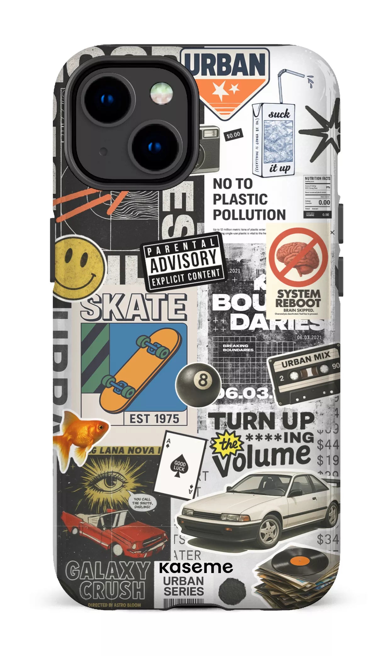 iPhone 14 Tough Gloss City Frequency -