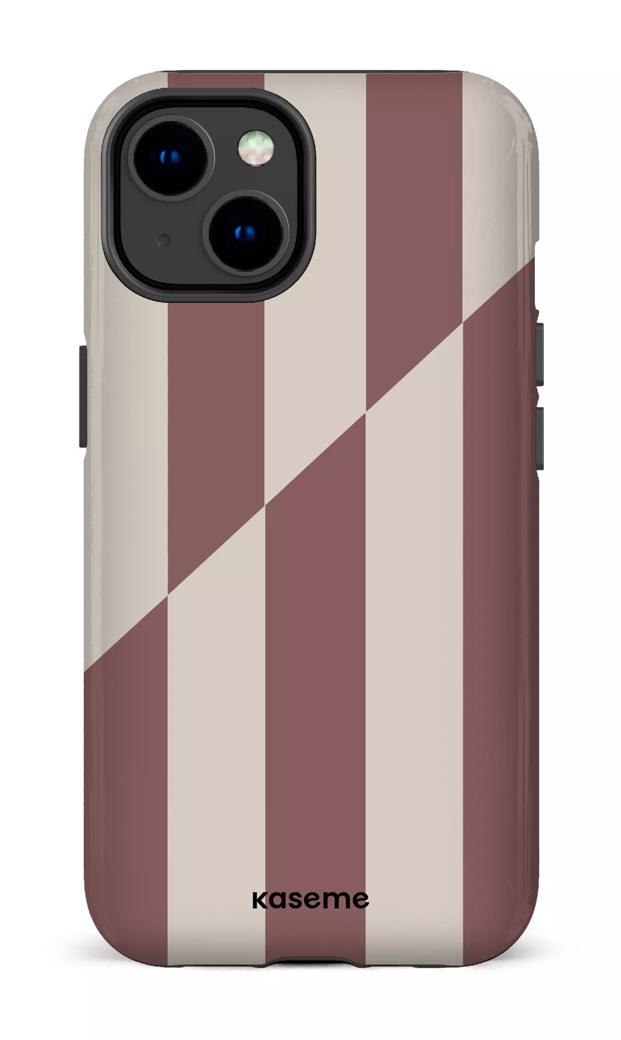 iPhone 14 Tough Gloss Divided Brown -