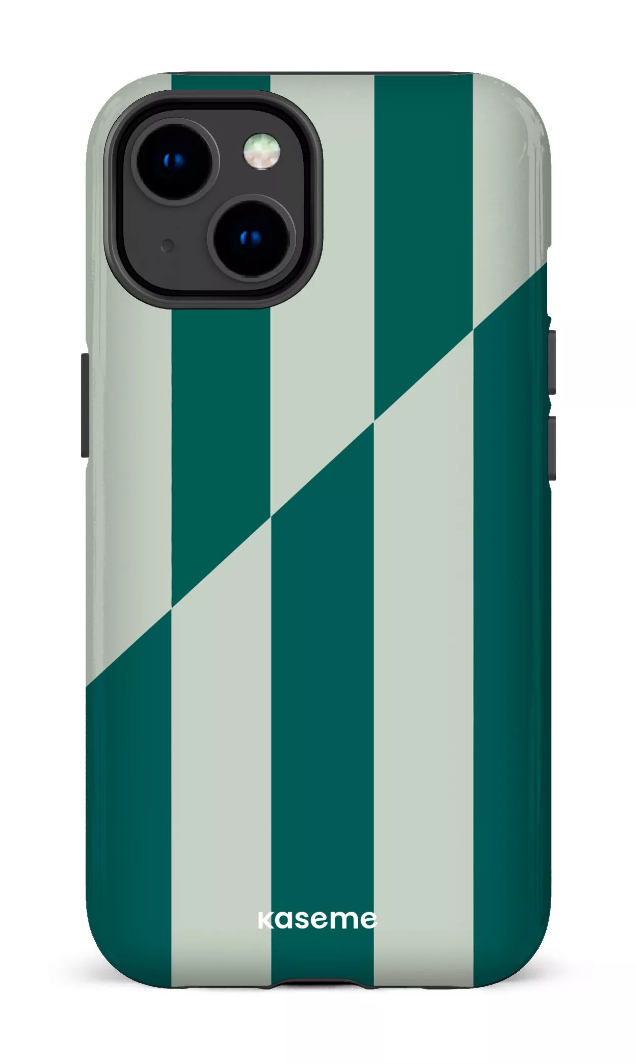 iPhone 14 Tough Gloss Divided Green -