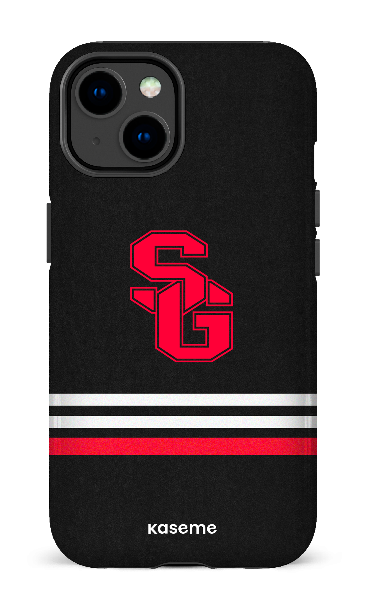 iPhone 14 Tough Gloss Dragons PSG Noir -