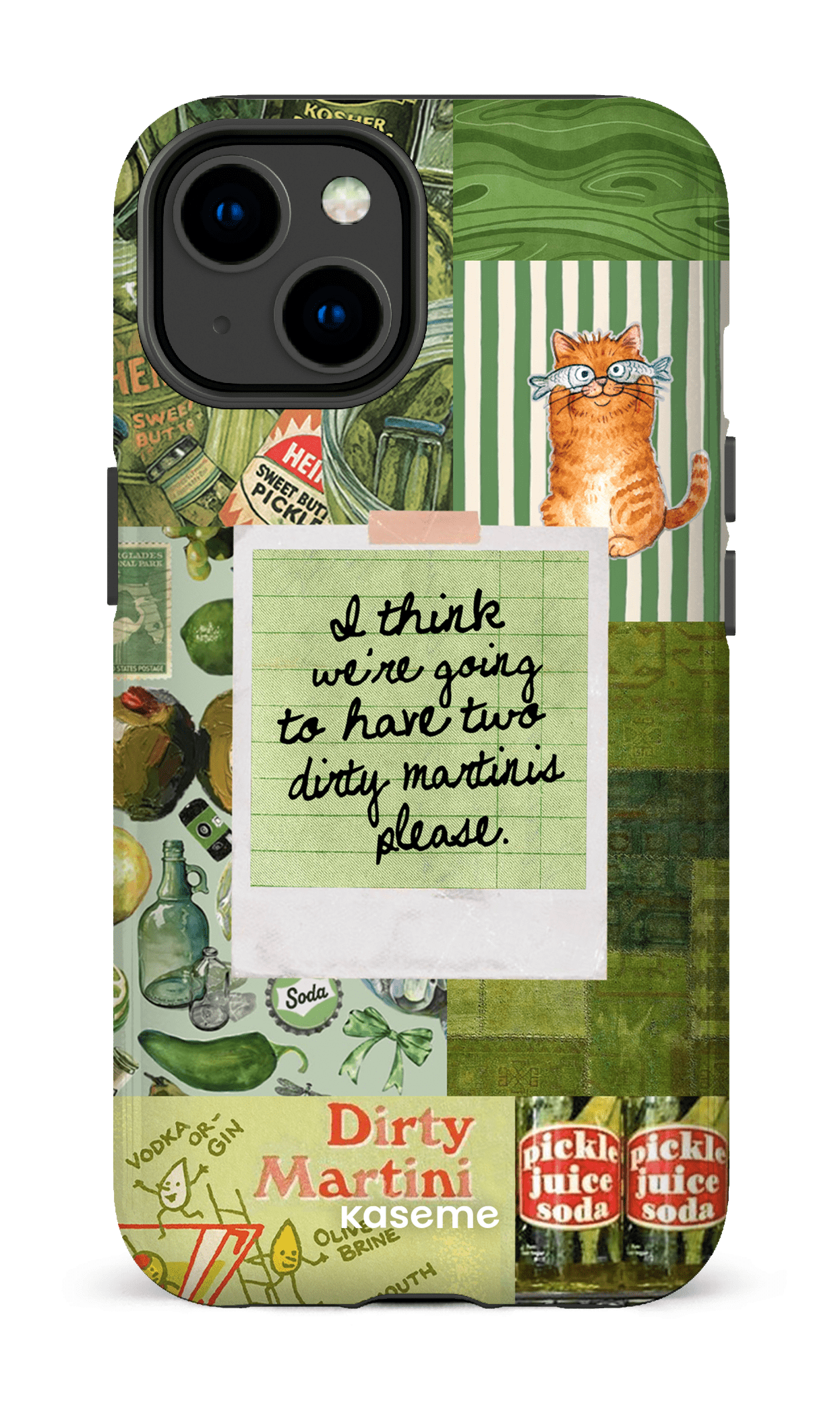 iPhone 14 Tough Gloss Green Hour -