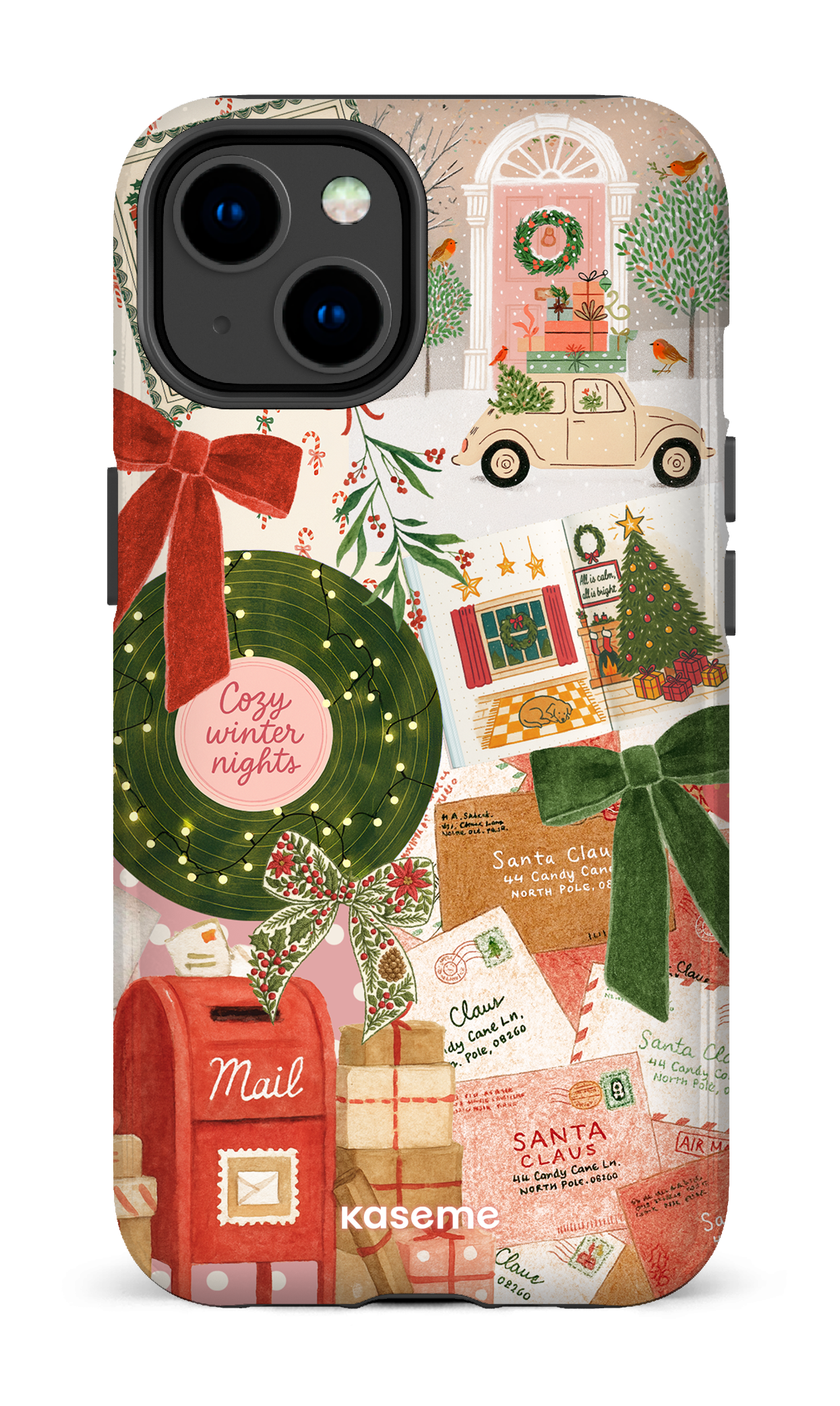 iPhone 14 Tough Gloss Merry Mail -