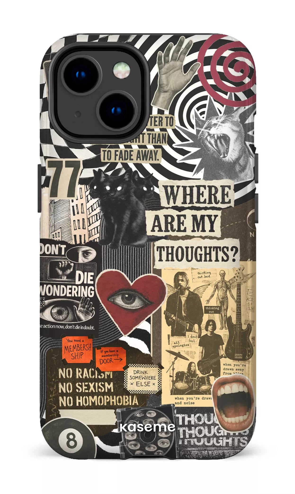 iPhone 14 Tough Gloss Static Feelings -