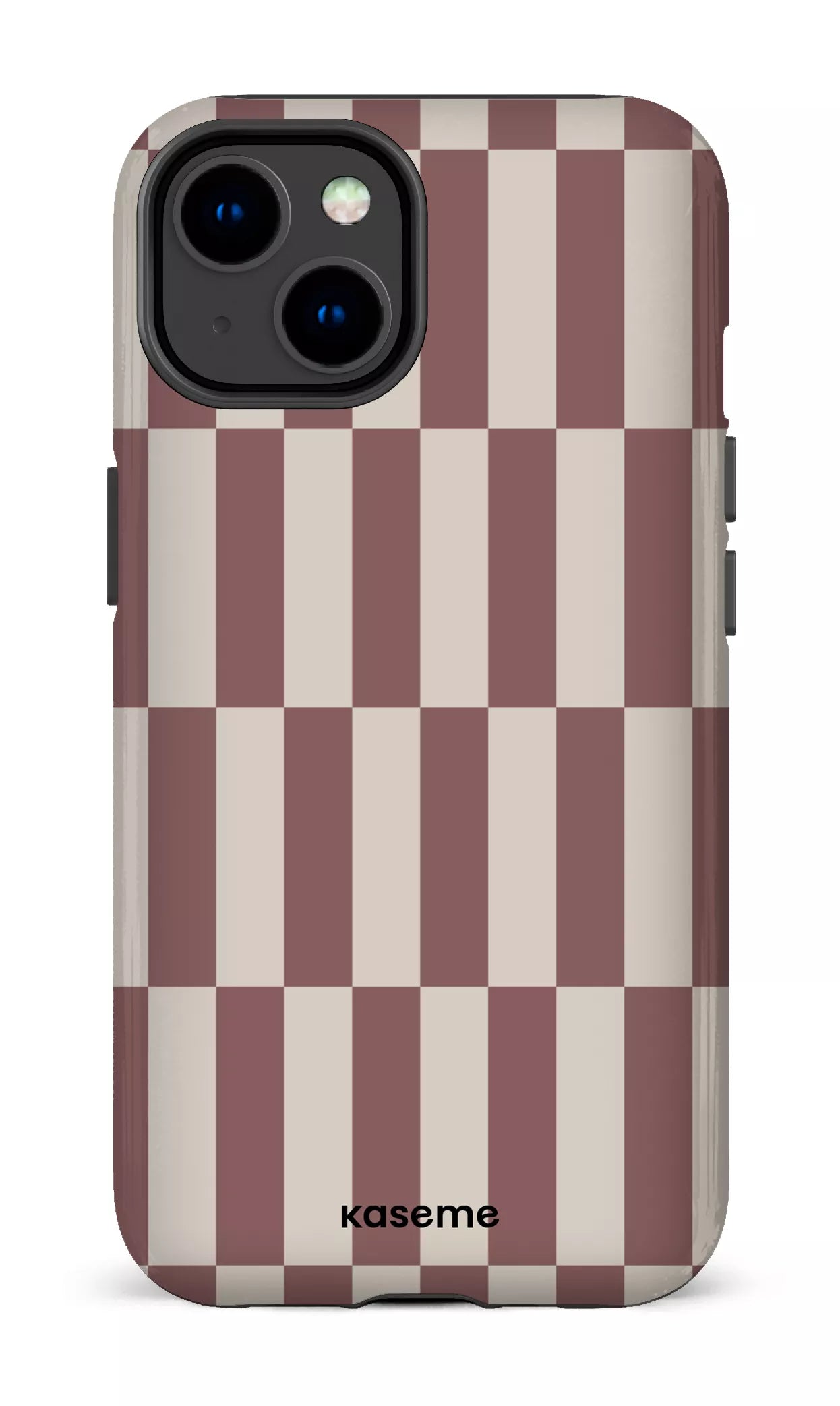 iPhone 14 Tough Gloss Structured Brown -