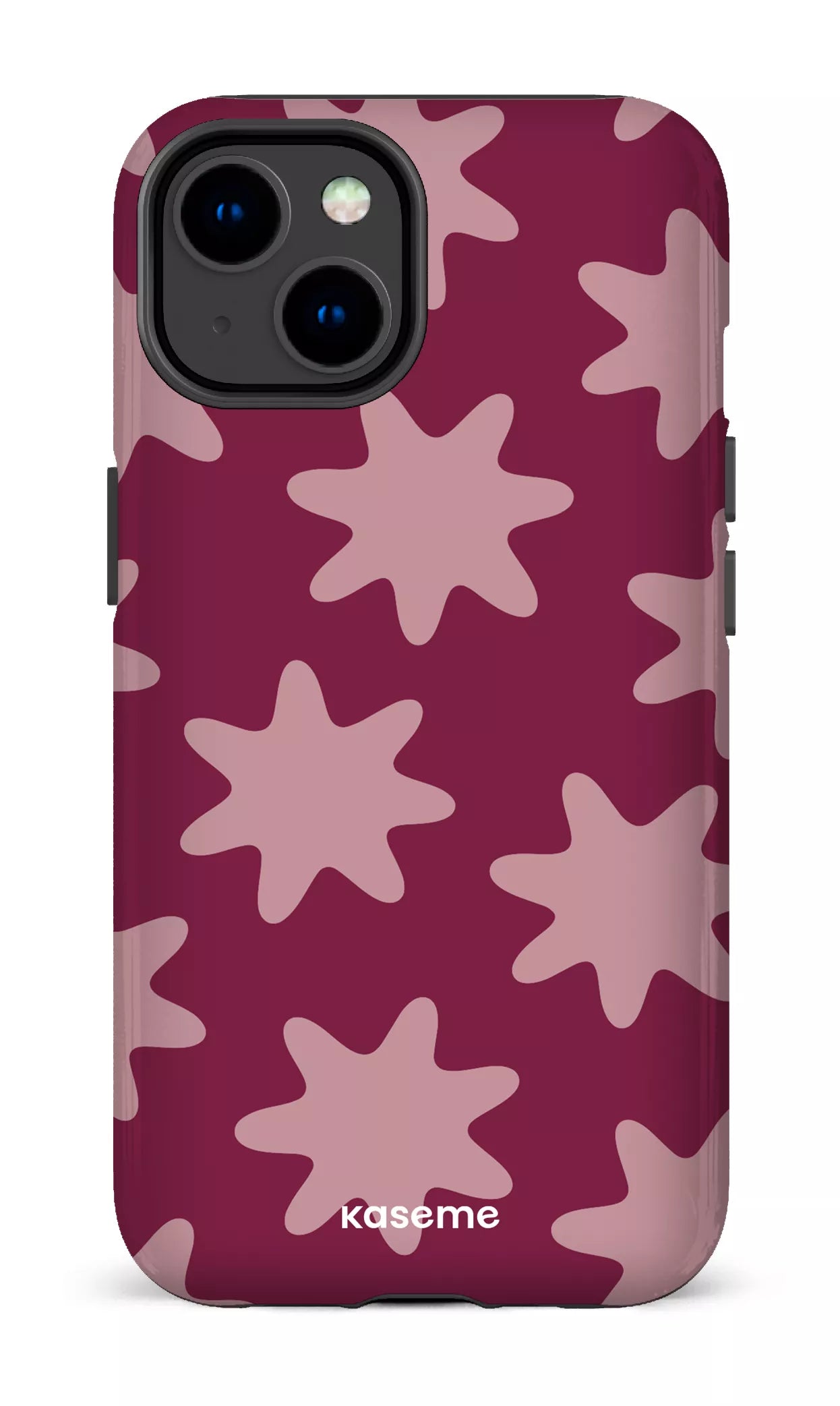 iPhone 14 Tough Gloss Unframed Burgundy -