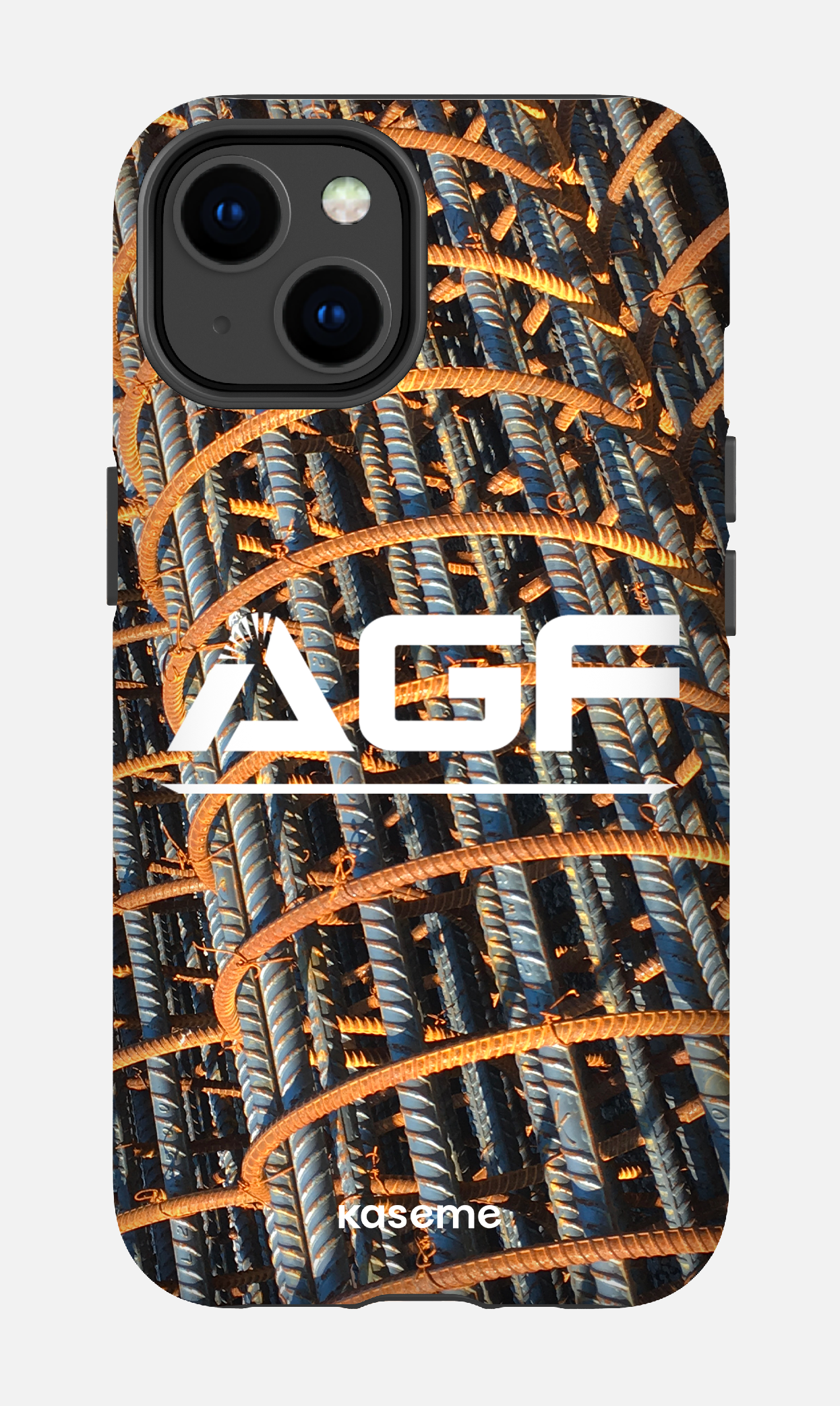 iPhone 14 Tough Matte AGF Acier -