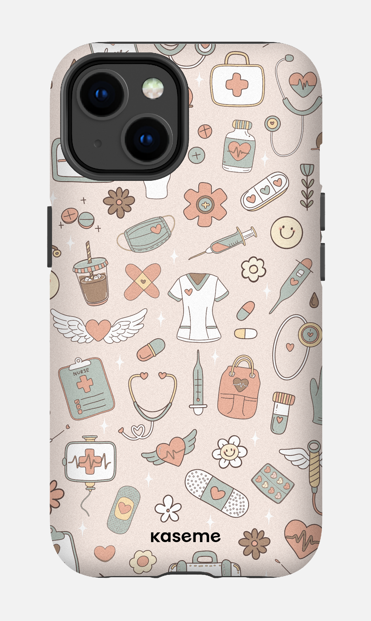 iPhone 14 Tough Matte Code Beige -