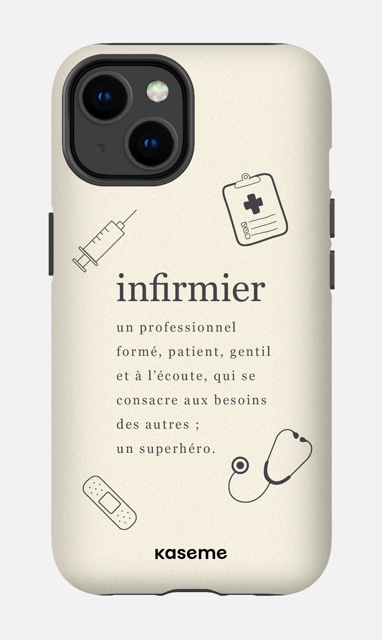 iPhone 14 Tough Matte De Tout Coeur -