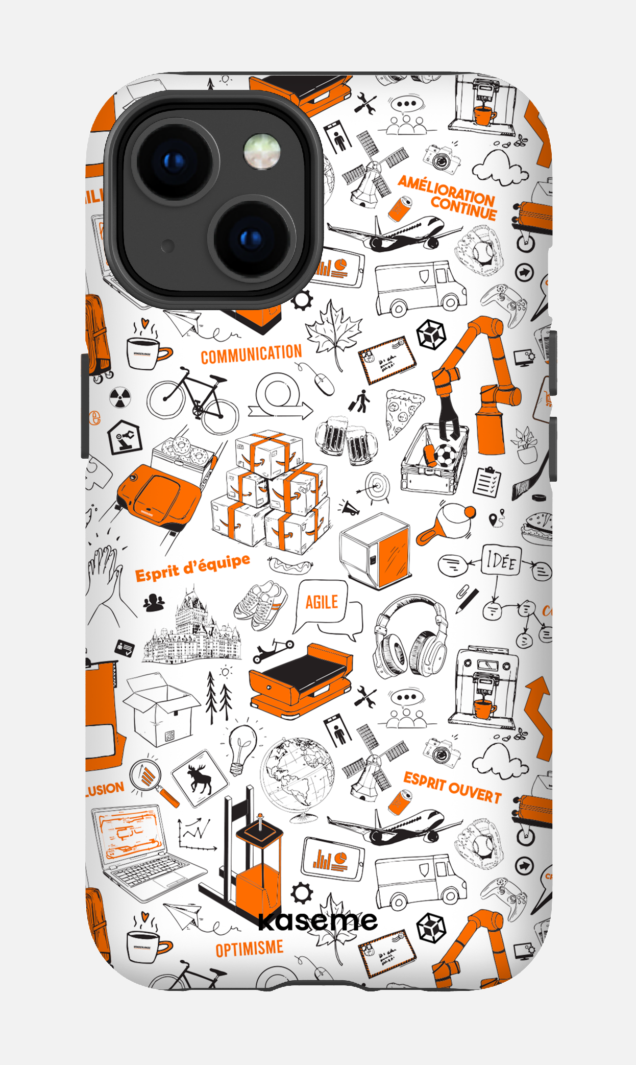 iPhone 14 Tough Matte Murale Vanderlande -