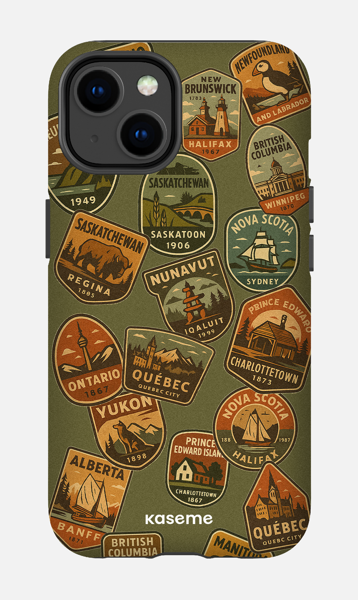 iPhone 14 Tough Matte Provinces -