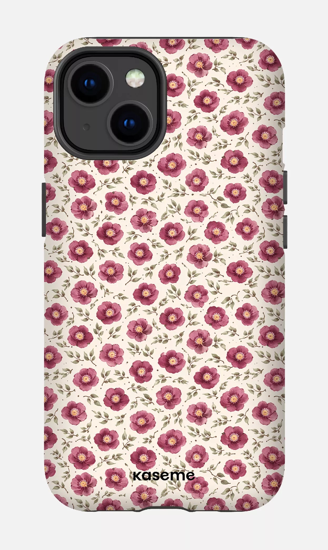 iPhone 14 Tough Matte Ruby Bloom -