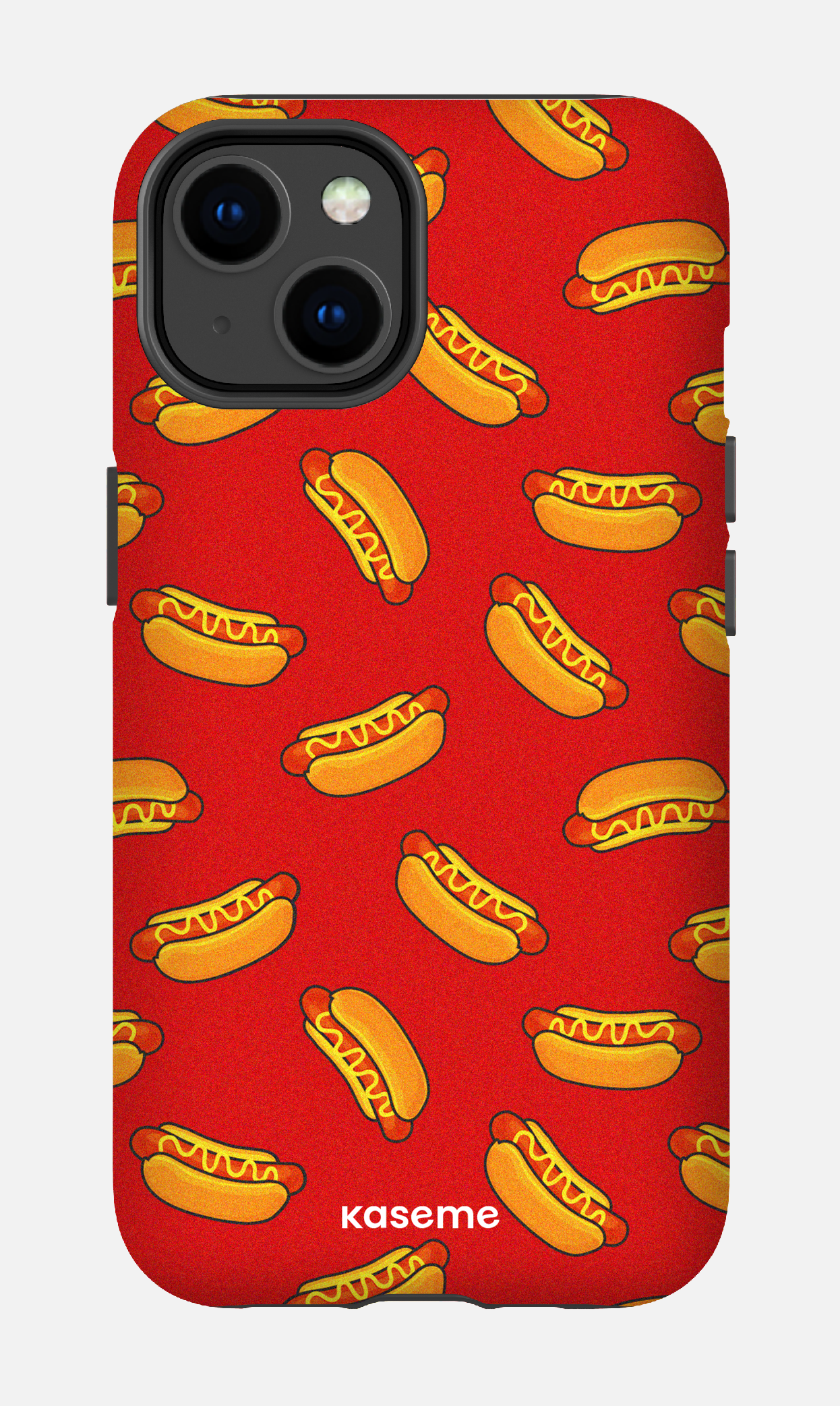 iPhone 14 Tough Matte Steam Red -