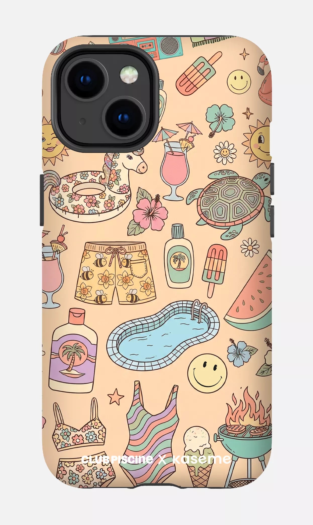 iPhone 14 Tough Matte Summer Icon by Club Piscine -