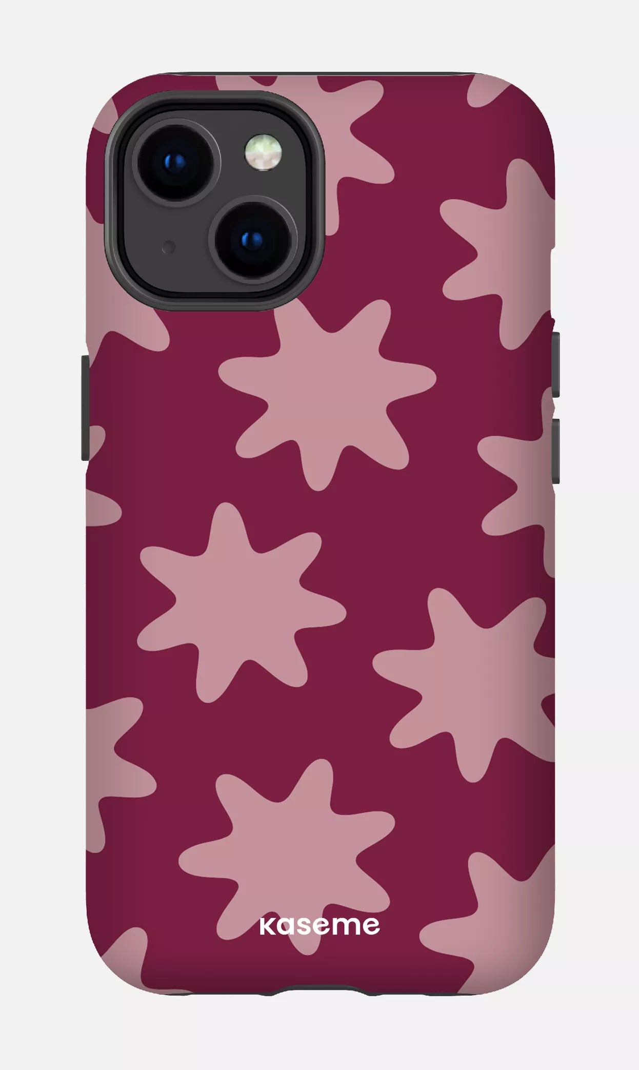 iPhone 14 Tough Matte Unframed Burgundy -