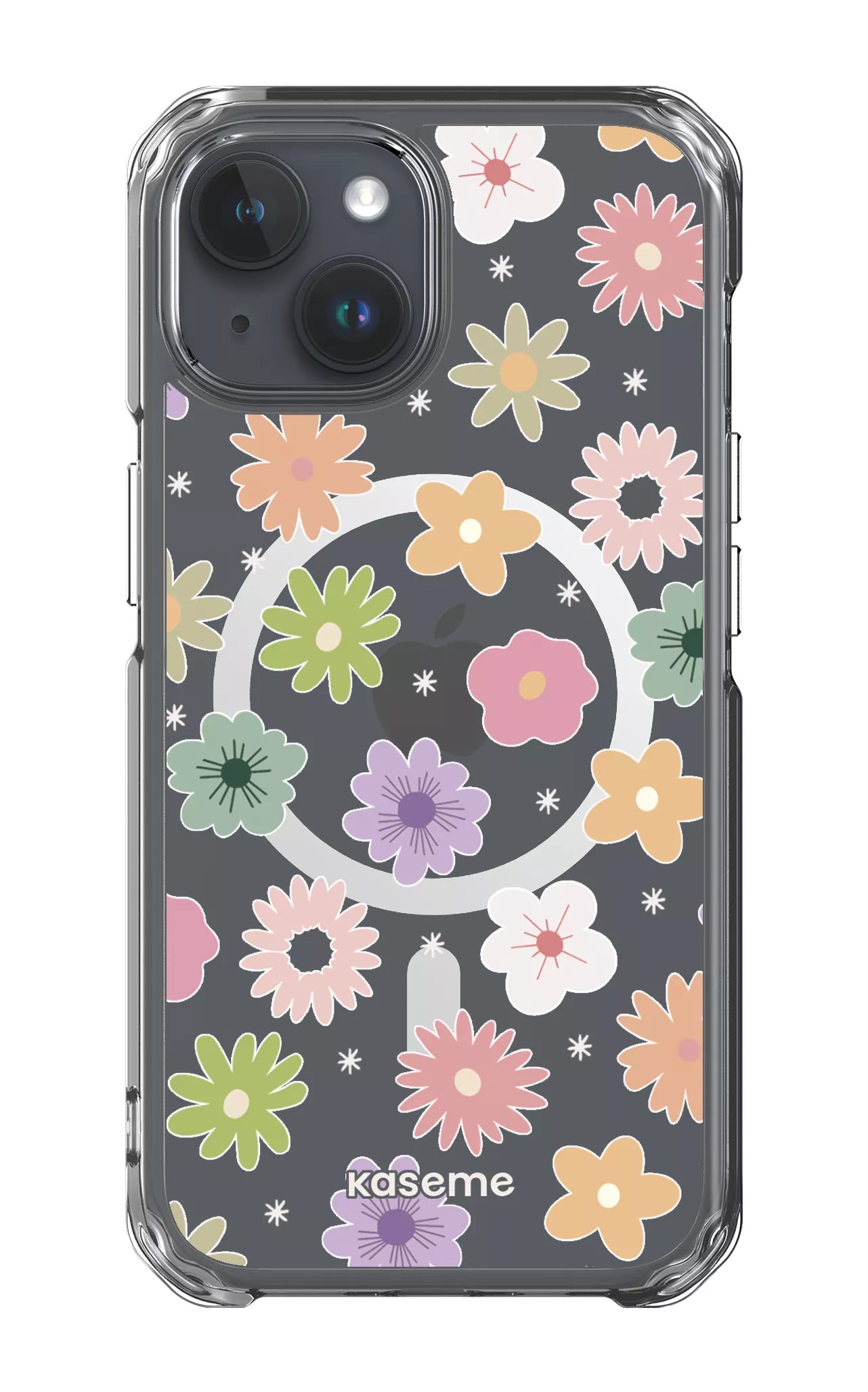 iPhone 15 Clear Case - Magsafe Adore small Clear Case -