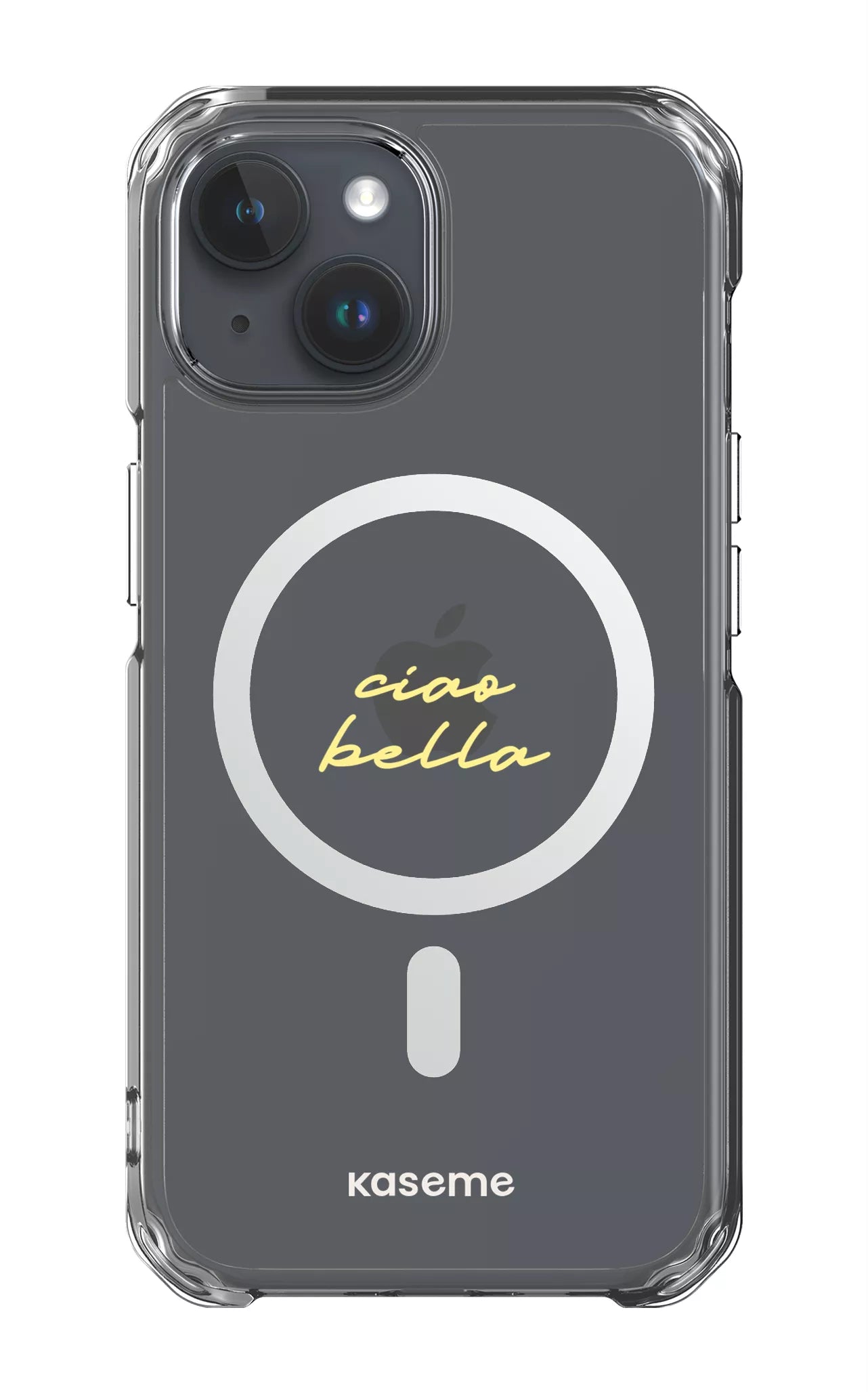 iPhone 15 Clear Case - Magsafe Ciao Bella Clear Case -
