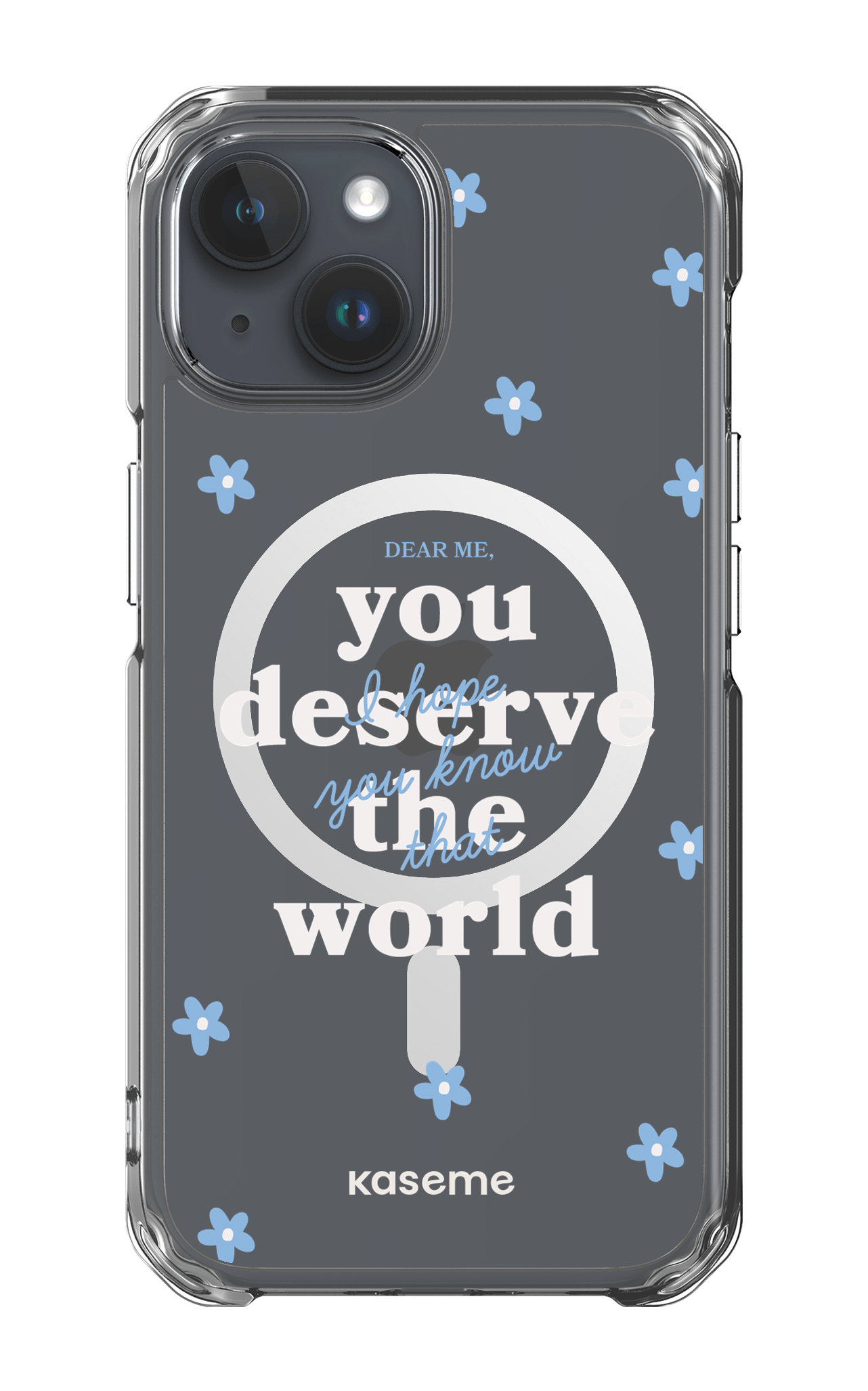 iPhone 15 Clear Case - Magsafe Dear Me clear case -