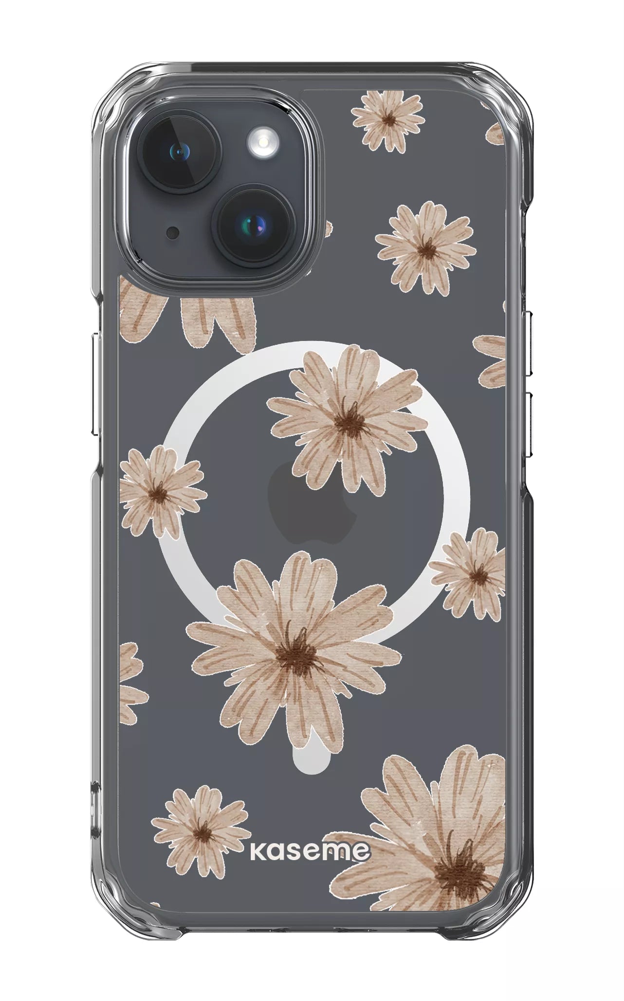 iPhone 15 Clear Case - Magsafe Delicate Dreams Clear Case -
