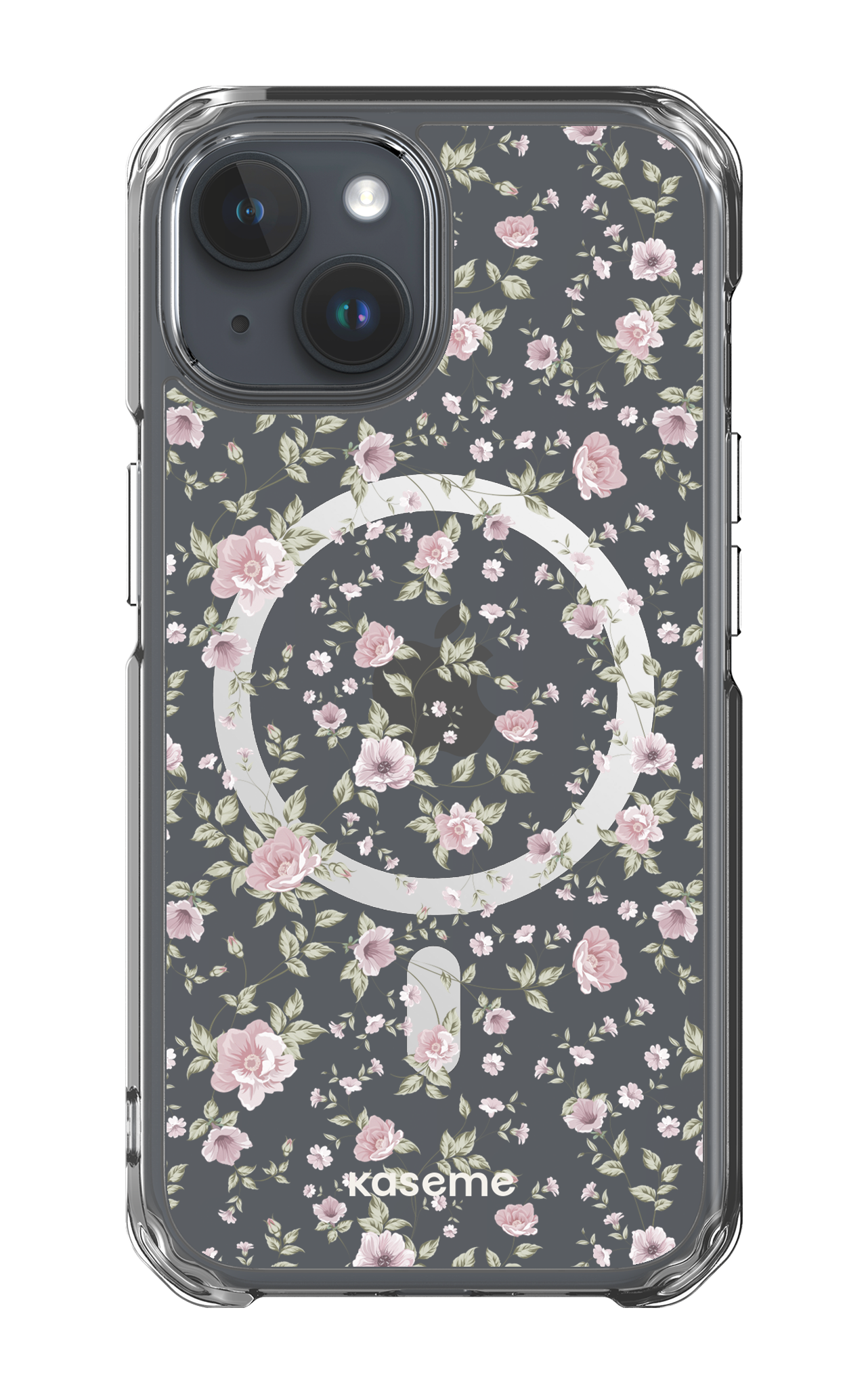 iPhone 15 Clear Case - Magsafe La Vie en Rose Clear Case -