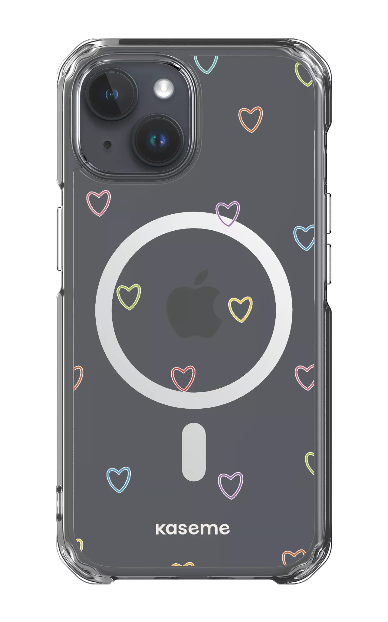 iPhone 15 Clear Case - Magsafe Love Wins Clear Case -
