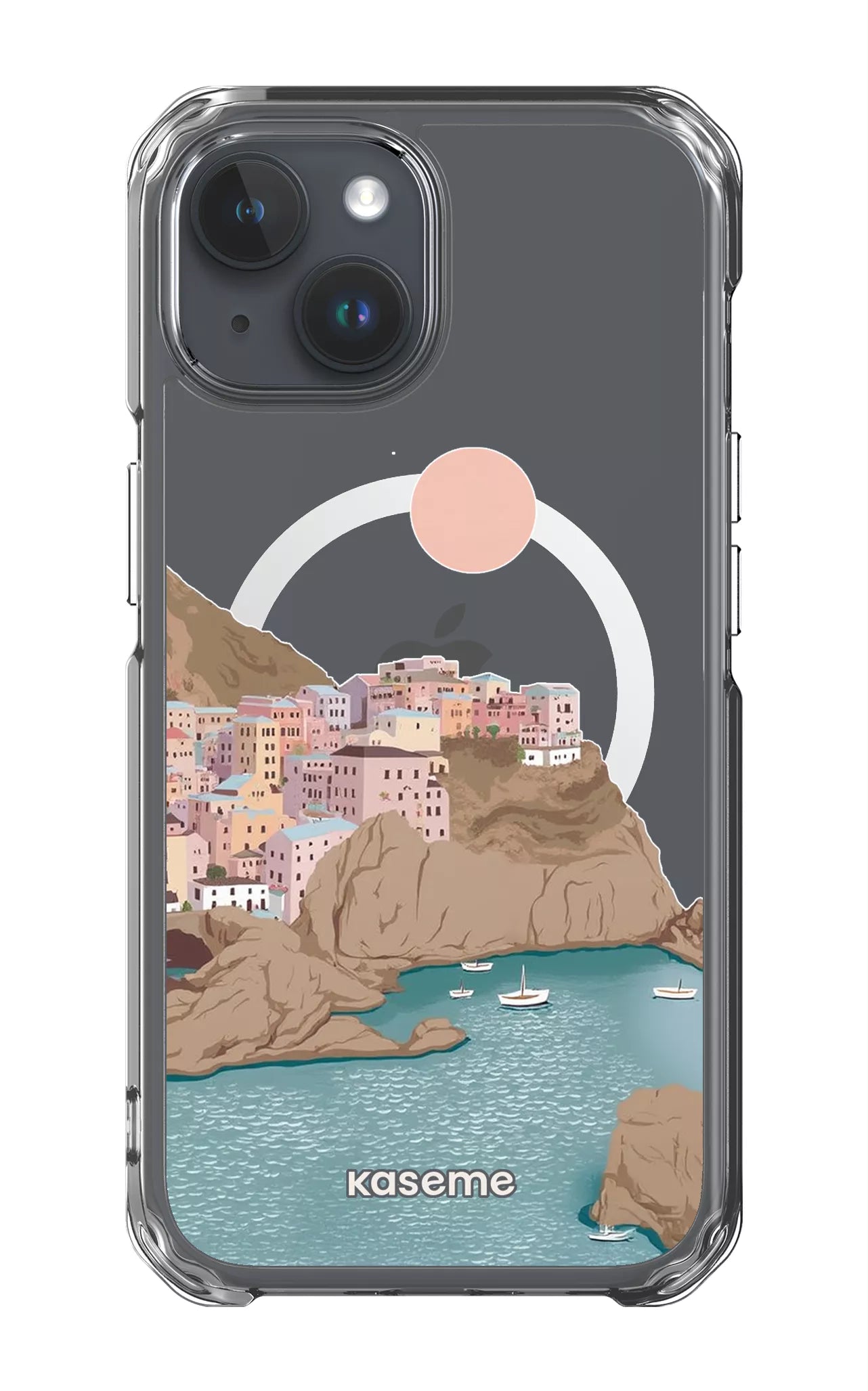 iPhone 15 Clear Case - Magsafe Mediterrana Clear Case -