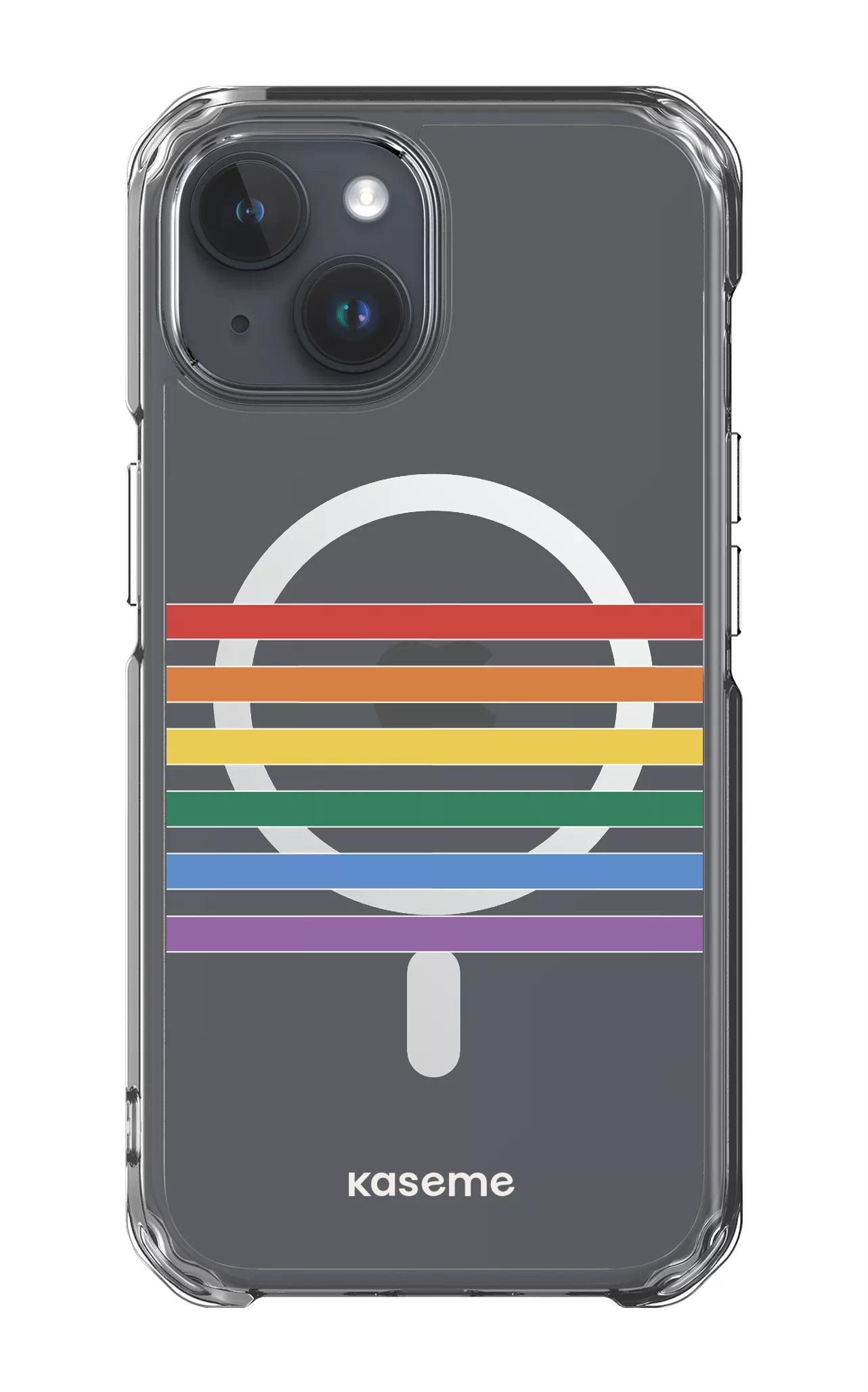 iPhone 15 Clear Case - Magsafe Out and proud Clear Case -