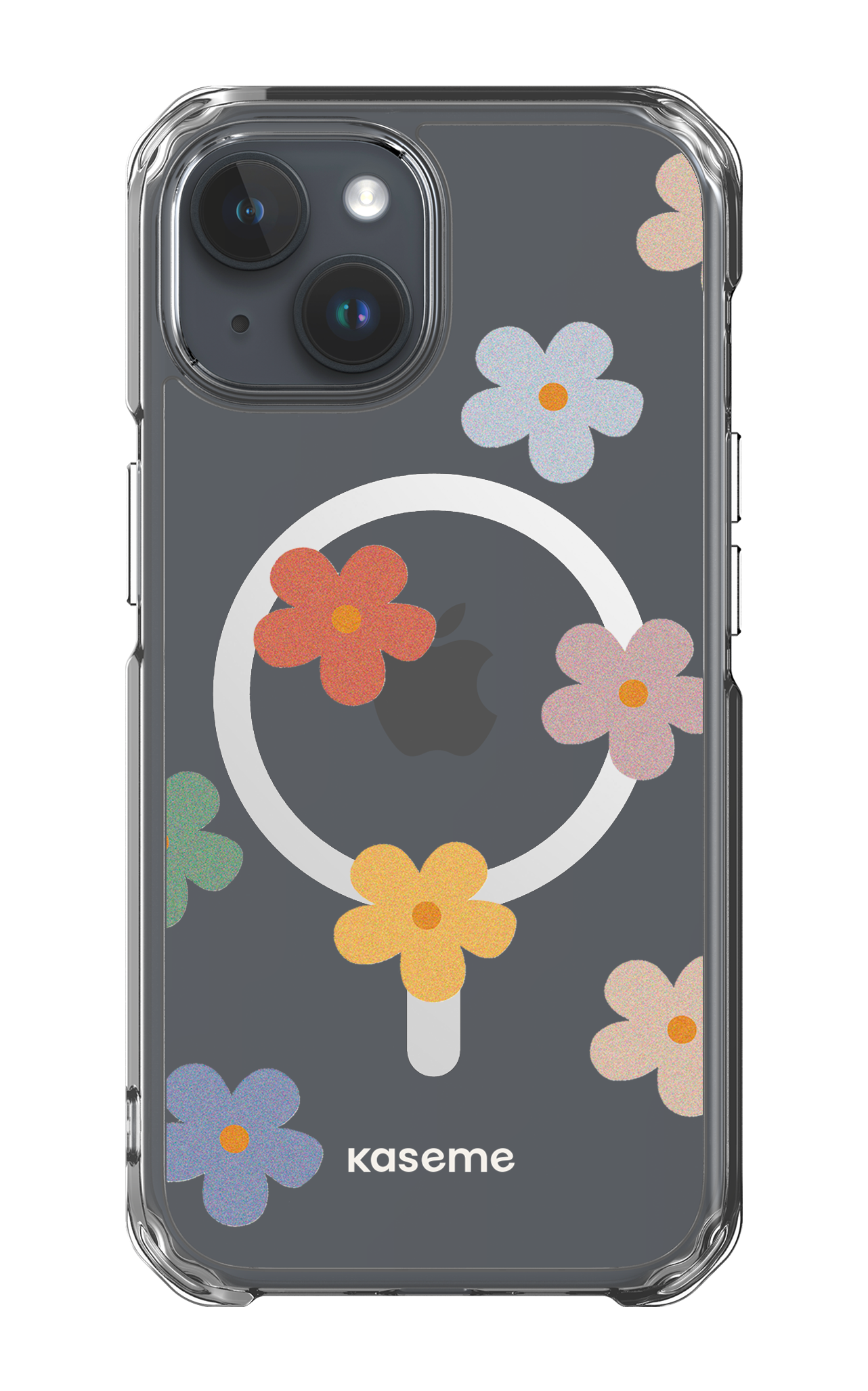 iPhone 15 Clear Case - Magsafe Woodstock Big Clear Case -