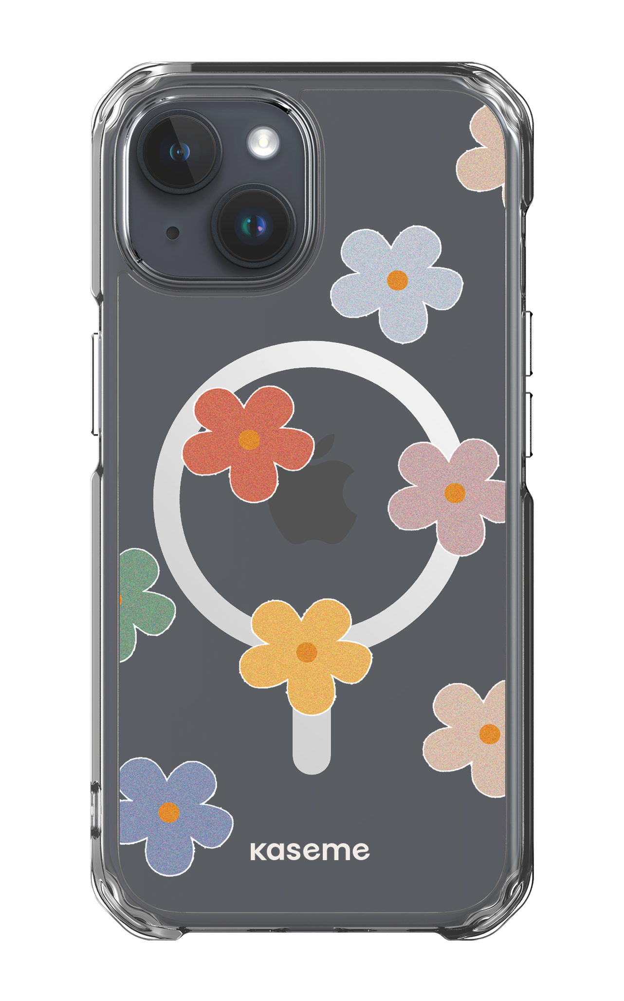 iPhone 15 Clear Case - Magsafe Woodstock Big Clear Case -