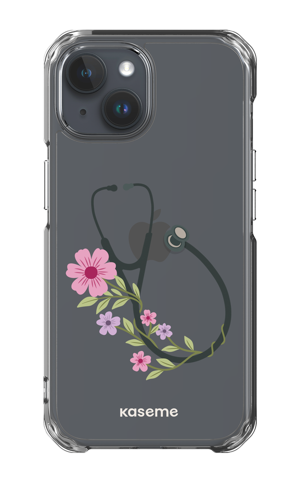 iPhone 15 Clear Case Blossom Beat Clear Case -