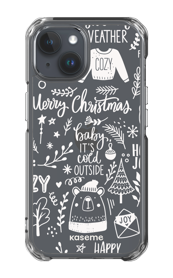 iPhone 15 Clear Case Cold Nights Clear Case -