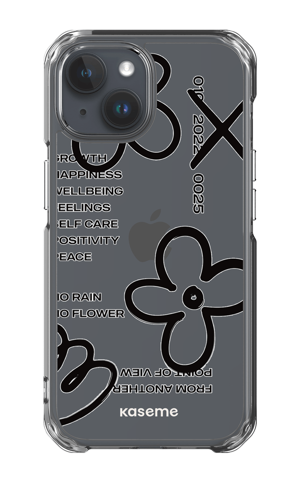 iPhone 15 Clear Case Feelings black Clear Case -