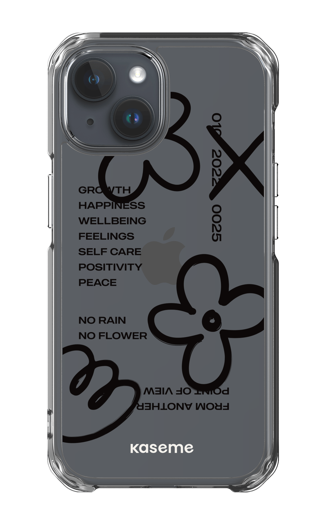 iPhone 15 Clear Case Feelings black clear case -
