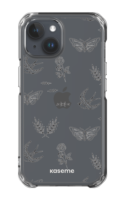 iPhone 15 Clear Case Ink Clear Case -
