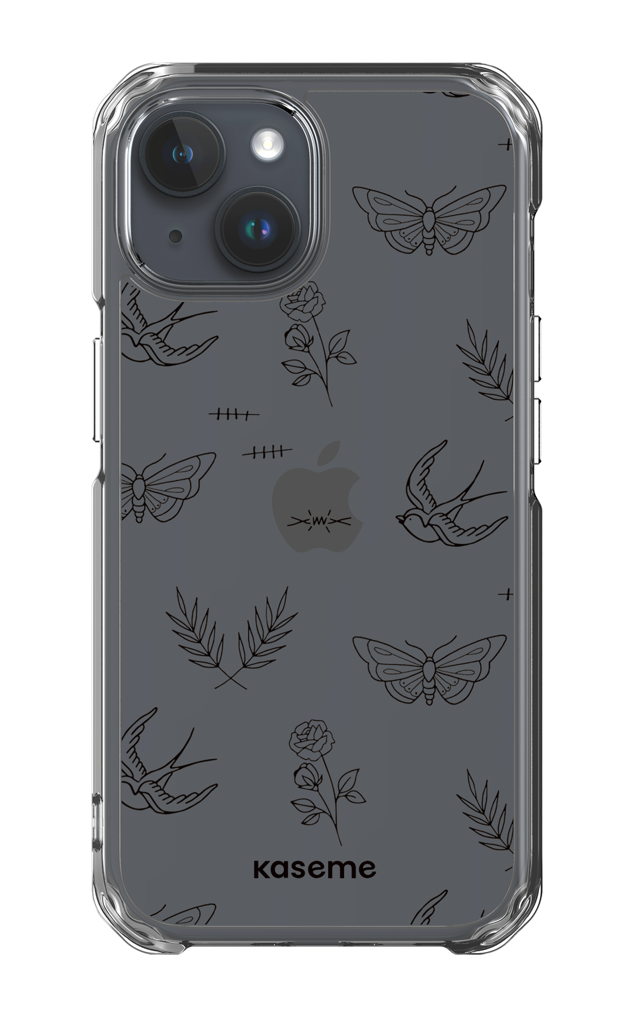 iPhone 15 Clear Case Ink Clear Case -