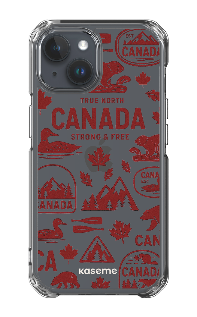 iPhone 15 Clear Case Oh Canada -