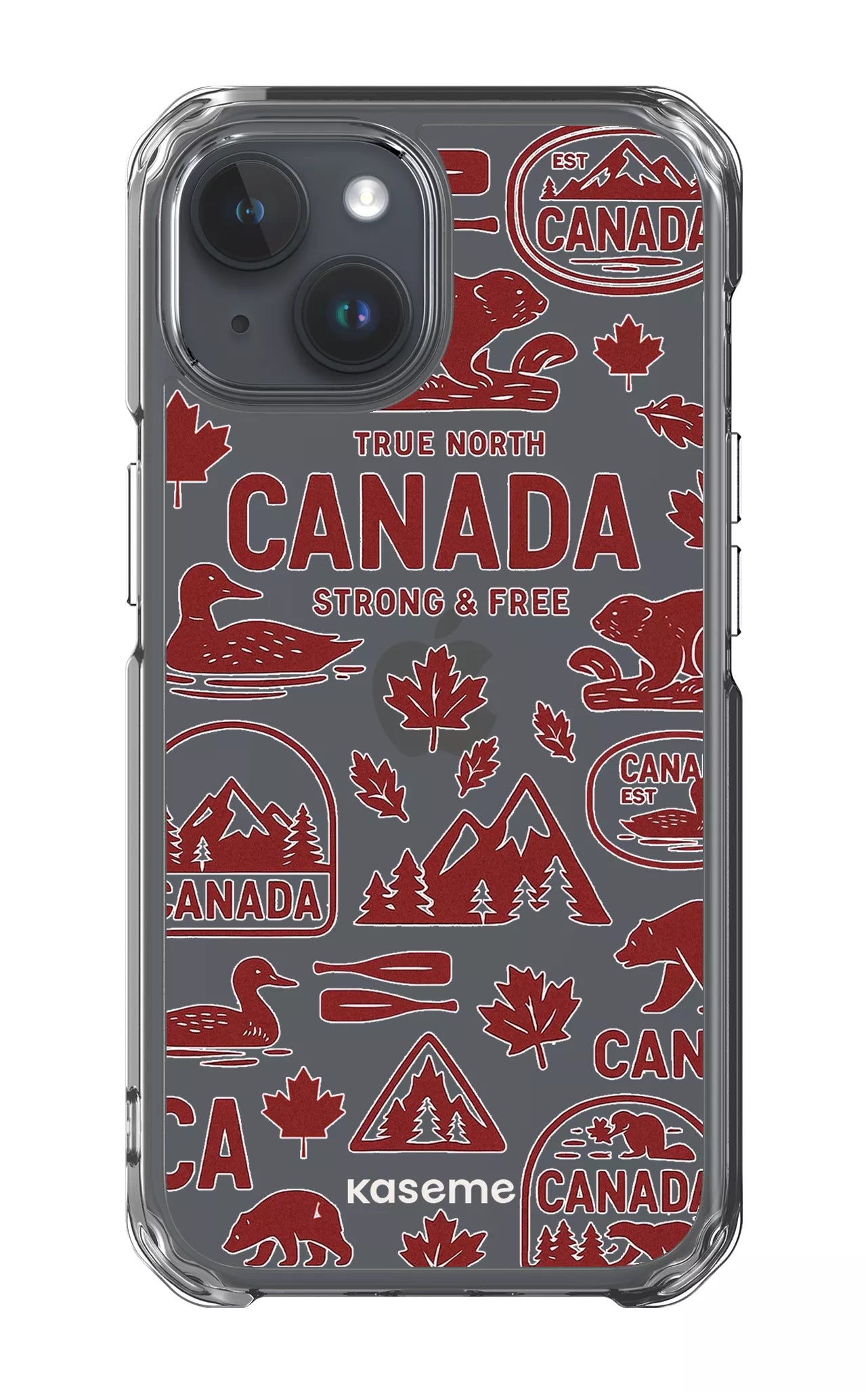 iPhone 15 Clear Case Oh Canada Clear Case -
