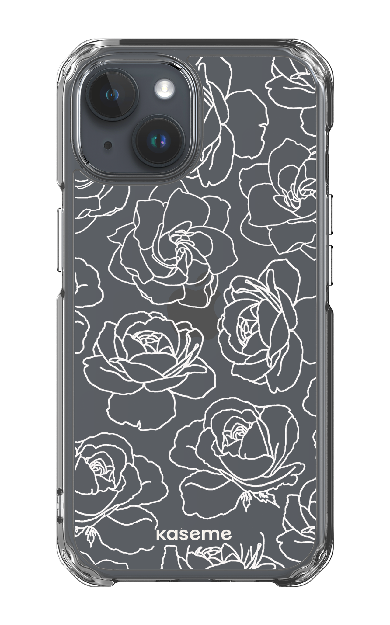 iPhone 15 Clear Case Polar Flowers Clear Case -