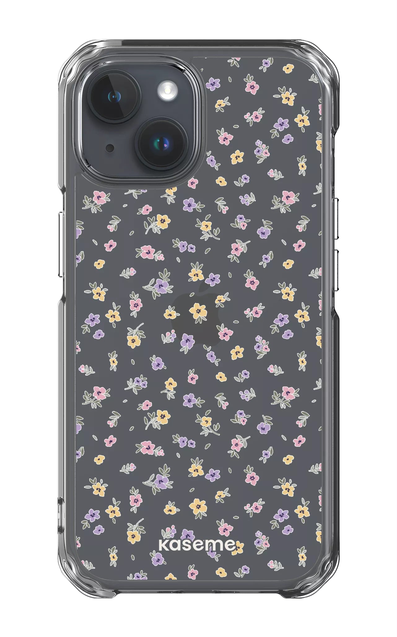iPhone 15 Clear Case Porcelain Blossom Clear Case -