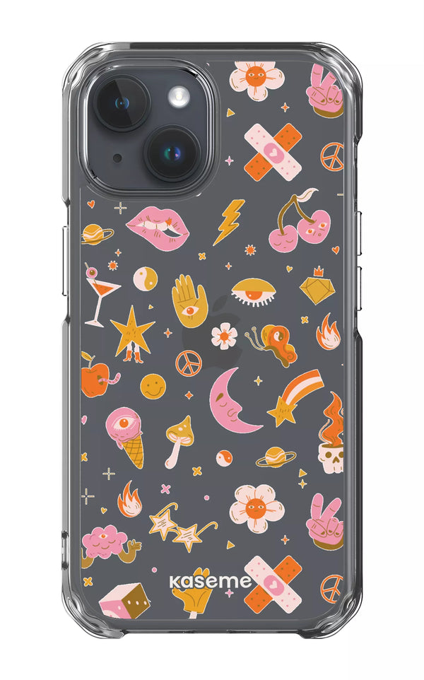 iPhone 15 Clear Case Psycho Clear Case -